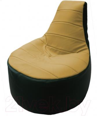 Бескаркасное кресло Flagman Трон Т1.3-44 (охра/зеленый)