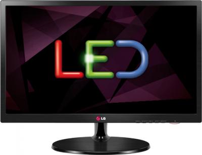 Монитор LG 20EN43S-B Black - фронтальный вид