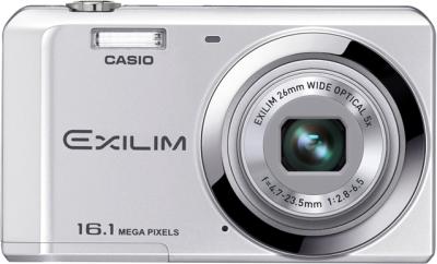 Компактный фотоаппарат Casio Exilim EX-ZS6 (серебристый) - общий вид