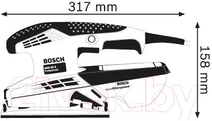 Профессиональная виброшлифмашина Bosch GSS 23 A Professional (0.601.070.400)