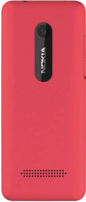 Мобильный телефон Nokia Asha 206 Dual Magenta - задняя крышка