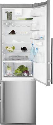 Холодильник с морозильником Electrolux EN3853AOX - общий вид