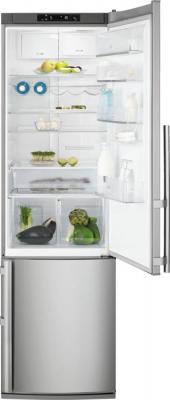 Холодильник с морозильником Electrolux EN3880AOX - общий вид