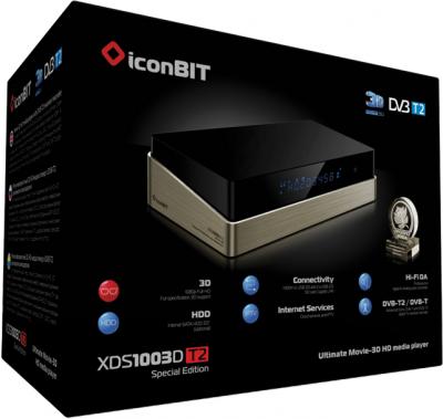Медиаплеер IconBIT XDS1003D T2 - в упаковке