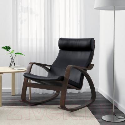 Кресло-качалка Ikea Поэнг 199.008.35 (коричневый/черный)