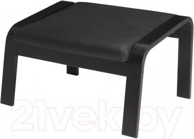 Банкетка Ikea Поэнг 398.178.83 (черно-коричневый/черный)