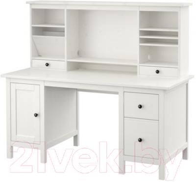Письменный стол Ikea Хемнэс 290.005.04 (белая морилка)
