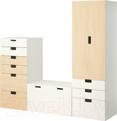 Комплект мебели для хранения Ikea Стува 490.328.01