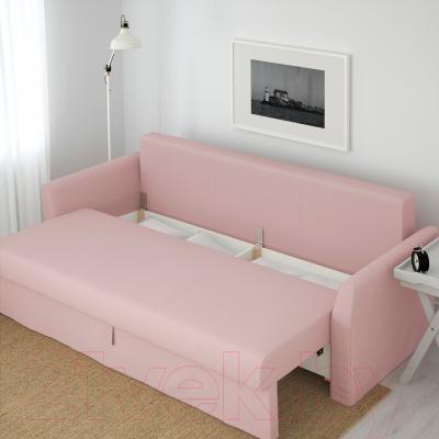Диван Ikea Хольмсунд 490.486.56 (Ранста светло-розовый) - ящик для хранения белья