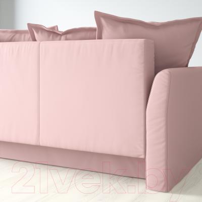 Диван Ikea Хольмсунд 490.486.56 (Ранста светло-розовый) - вид сзади