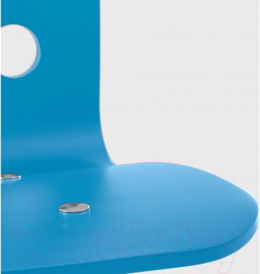 Стул офисный Ikea Юлес 490.912.49 (синий/серебристый) - сиденье из фанеры