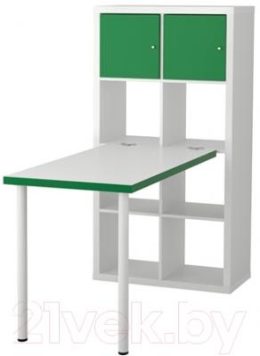 Письменный стол Ikea Каллакс 491.230.47 (белый/зеленый)