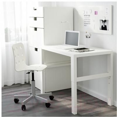 Письменный стол Ikea Поль 491.289.45 (белый)