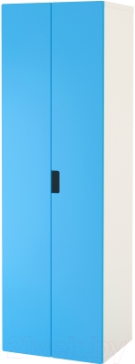 Шкаф Ikea Стува 491.335.60 (белый/синий)