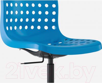 Стул офисный Ikea Сколберг/Споррен 590.236.03 (синий/черный) - вид спереди