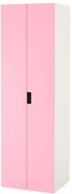 Шкаф Ikea Стува 591.335.50 (белый/розовый)