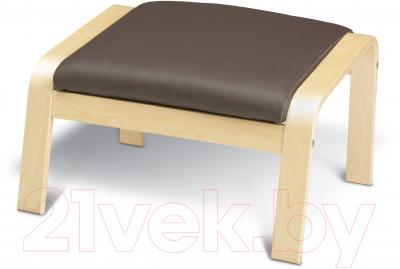 Банкетка Ikea Поэнг 598.291.11 (березовый шпон/темно-коричневый)
