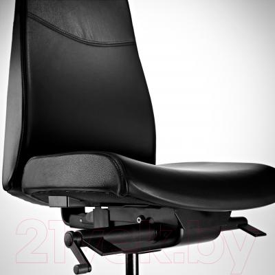 Кресло офисное Ikea Вольмар 690.317.30 (черный) - вид спереди