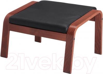 Банкетка Ikea Поэнг 698.152.84 (коричневый/черный)