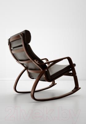 Кресло-качалка Ikea Поэнг 699.008.66 (коричневый/темно-коричневый)
