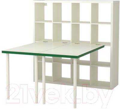 Письменный стол Ikea Каллакс 791.230.55 (белый/зеленый)