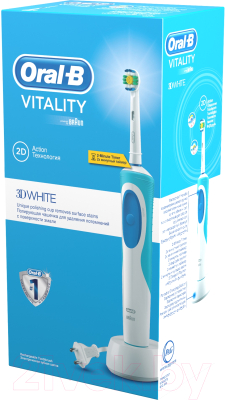 Электрическая зубная щетка Oral-B Vitality 3D White D12.513 (в коробке)