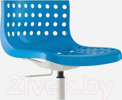 Стул офисный Ikea Сколберг/Споррен 890.236.06 (синий/белый) - вид спереди