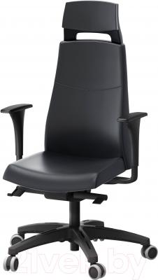 Кресло офисное Ikea Вольмар 890.317.34 (черный)