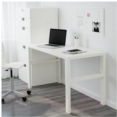 Письменный стол Ikea Поль 891.289.53 (белый)