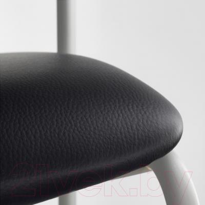 Стул офисный Ikea Стольян 899.074.52 (черный) - сиденье из искусственной кожи