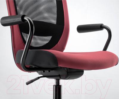 Кресло офисное Ikea Флинтан/Номинель 991.224.51 (темно-розовый) - вид спереди