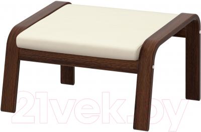Банкетка Ikea Поэнг 298.604.76 (коричневый/светло-бежевый)