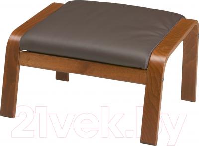 Банкетка Ikea Поэнг 998.291.14 (коричневый/темно-коричневый)