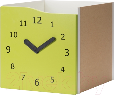 Элемент системы хранения Ikea Каллакс 303.058.20 (светло-зеленый/часы декоративные)