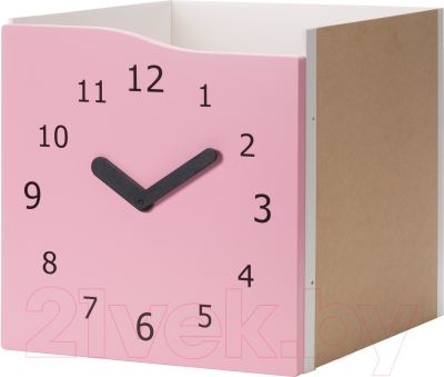 Элемент системы хранения Ikea Каллакс 903.072.27 (розовый/часы декоративные)