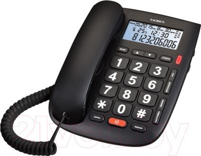 Проводной телефон Texet TX-260 (черный)