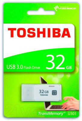 Usb flash накопитель Toshiba U301 White 32GB (THN-U301W0320E4)