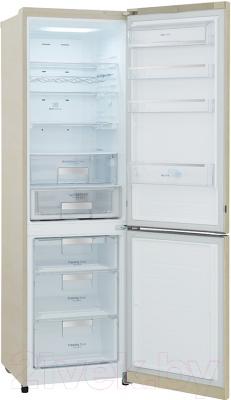Холодильник с морозильником LG GA-B489SEKZ