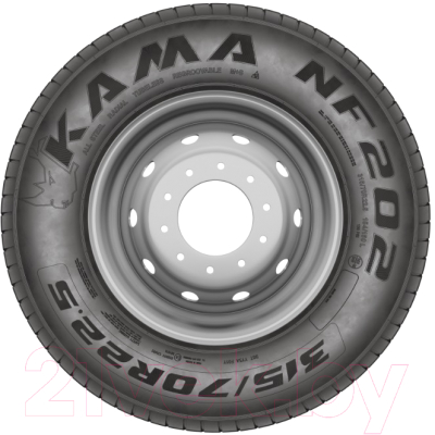 Грузовая шина KAMA NF 202 215/75R17.5 126/124M M+S Рулевая