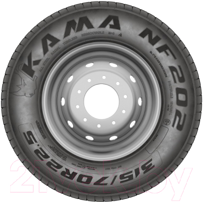 Грузовая шина KAMA NF 202 285/70R19.5 145/143M M+S Рулевая