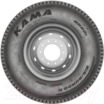 Грузовая шина KAMA NR 201 285/70R19.5 145/143M M+S Ведущая