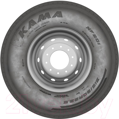 Грузовая шина KAMA NF 201 295/80R22.5 152/148M Рулевая
