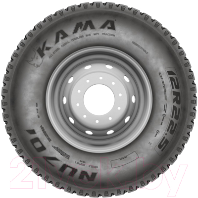 Грузовая шина KAMA NU 701 315/80R22.5 156/150K M+S Универсальный