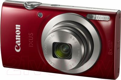 Компактный фотоаппарат Canon IXUS 175 (красный)