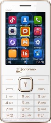 Мобильный телефон Micromax X2420 (белый/шампань)