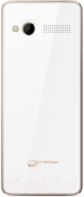 Мобильный телефон Micromax X2420 (белый/шампань)