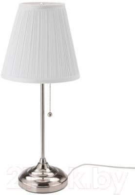 Прикроватная лампа Ikea Орстид 702.806.34 (никелированный, белый)