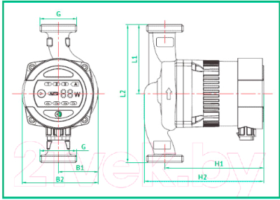 Циркуляционный насос Unipump LPA 32-40