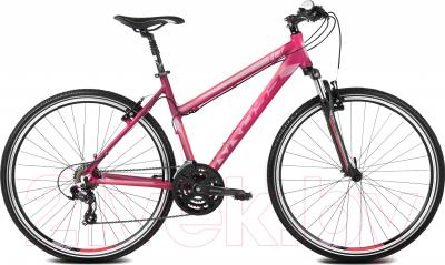 Велосипед Kross Evado 1.0 2016 (L, рубиновый/малиновый матовый)