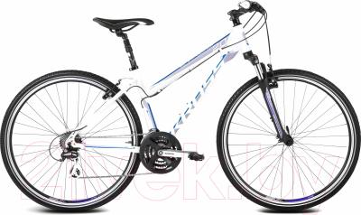 Велосипед Kross Evado 2.0 2016 (M, белый/синий матовый)